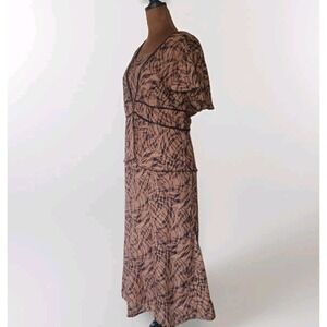 Sag Harbor Dress And Top Set Size 12 Petite 90s Brown Black‎ Whimsy Fairy Boho